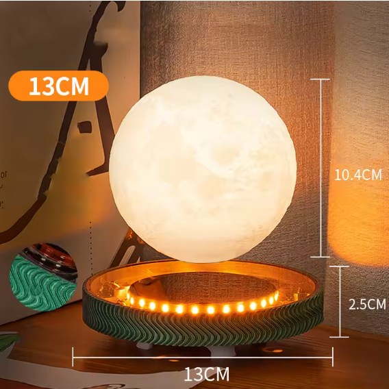 Lampada Saturno Fluttuante a Levità Magnetica – Rotante 360° con LED Decorativi