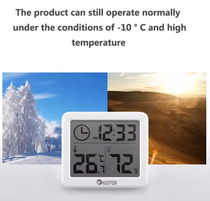 ⏰ Niditon - Orologio Digitale da Interno con Termometro e Igrometro 🌡️💧