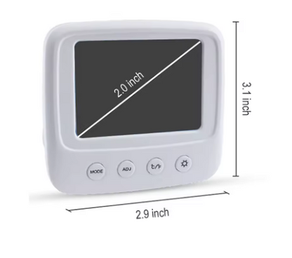 ⏰ Orologio Digitale con Termometro e Igrometro – Display a Faccina 🌡️💧