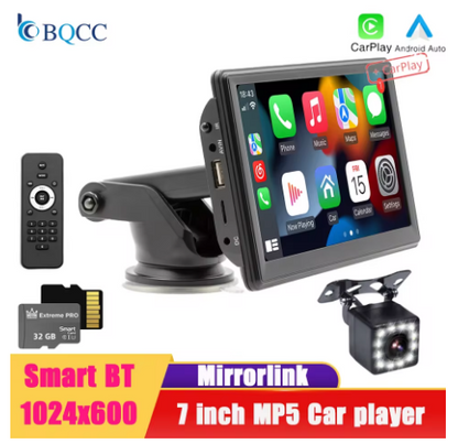 🚘 Schermo Multimediale 7” per Auto – CarPlay / Android Auto / Bluetooth 5.1 🚘