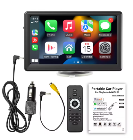 🚘 Schermo Multimediale 7” per Auto – CarPlay / Android Auto / Bluetooth 5.1 🚘