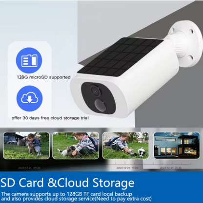 📷 2 Telecamere di Sorveglianza 4G con Pannello Solare – 5MP Tuya SmartLife 📷