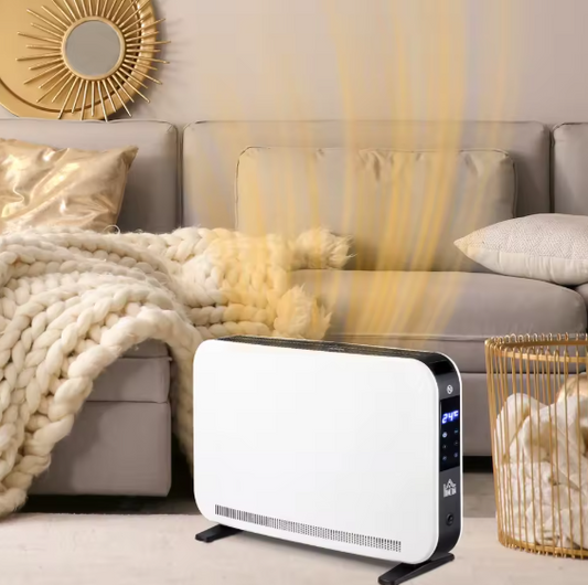 Termoconvettore Elettrico 2180W con Timer e Termostato
