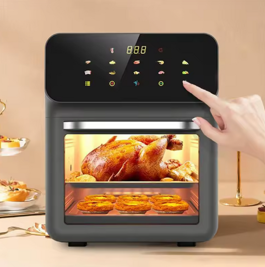 Friggitrice ad Aria Elettrica 10L con Forno a Convezione 360°