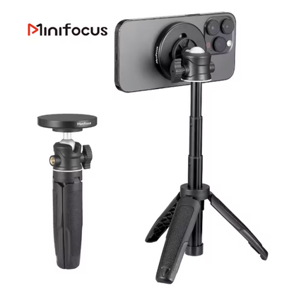 Treppiede magnetico per smartphone Selfie Stick con testa girevole 360°