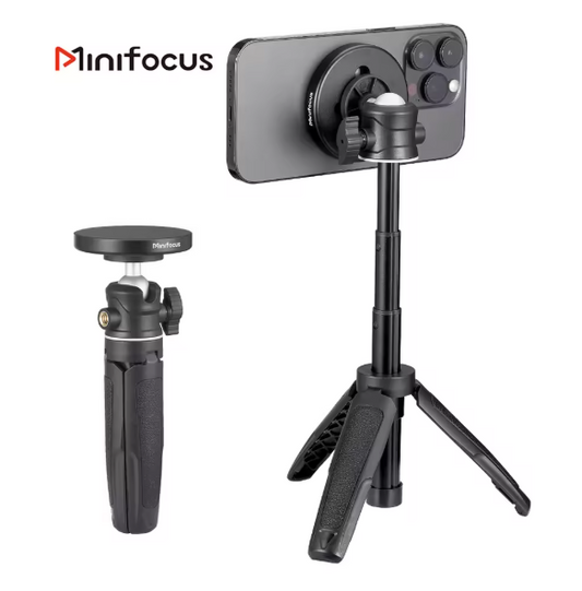 Treppiede magnetico per smartphone Selfie Stick con testa girevole 360°